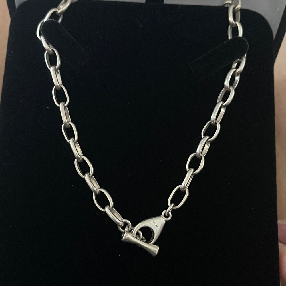 Sterling silver choker chain